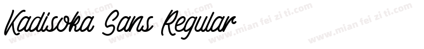 Kadisoka Sans Regular字体转换